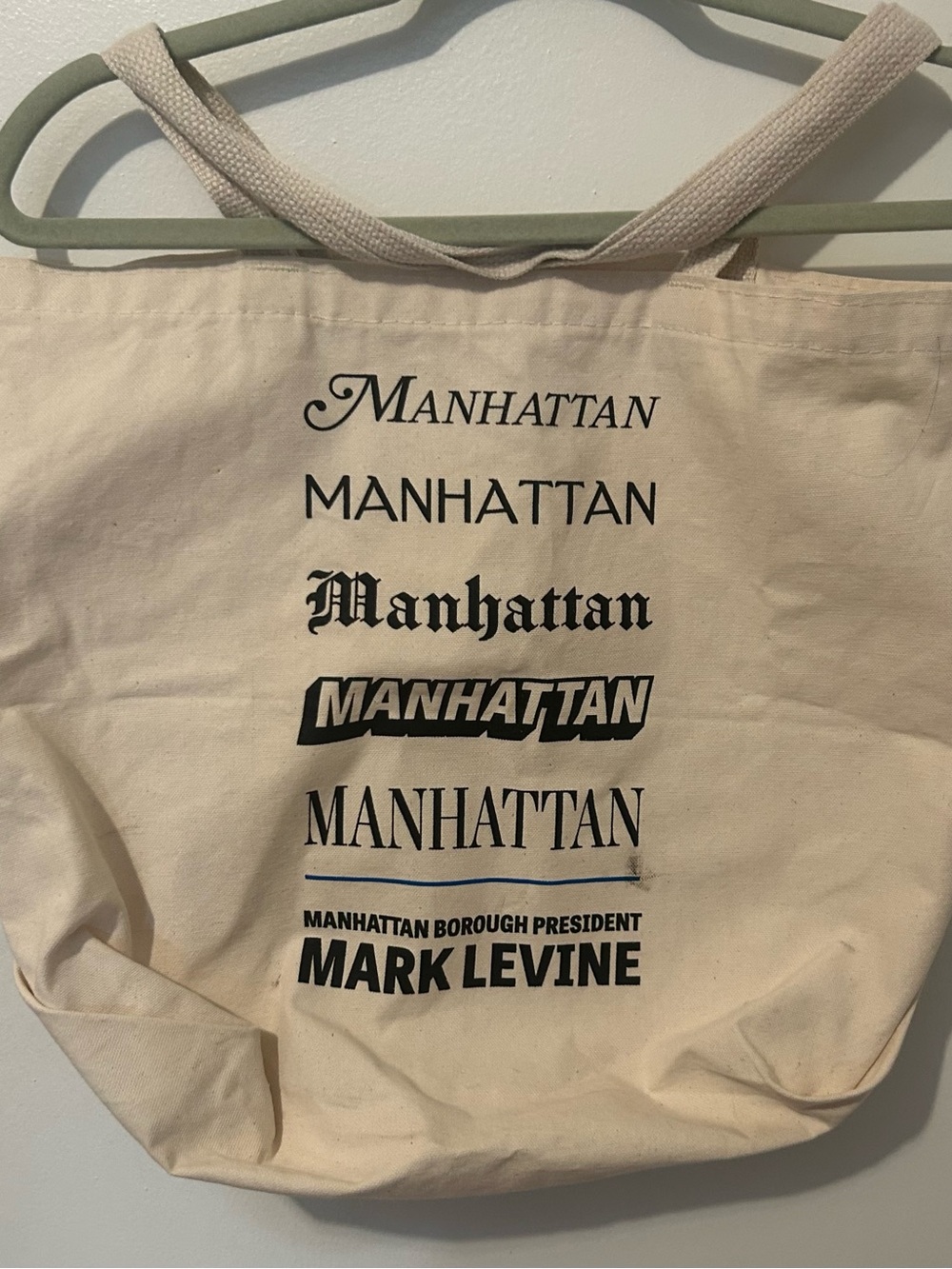 Manhattan Canvas Tote Bag